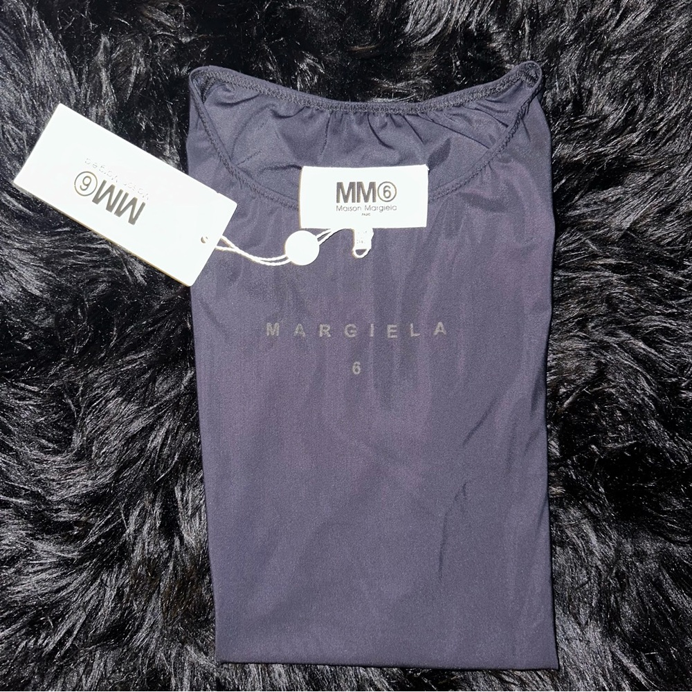 MM6 Maison Margiela Black Bodysuit